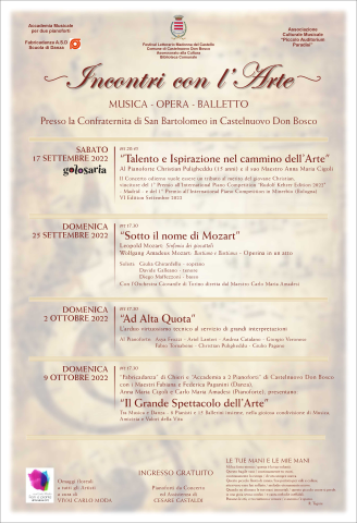 Castelnuovo Don Bosco | "Il Grande Spettacolo dell'Arte"